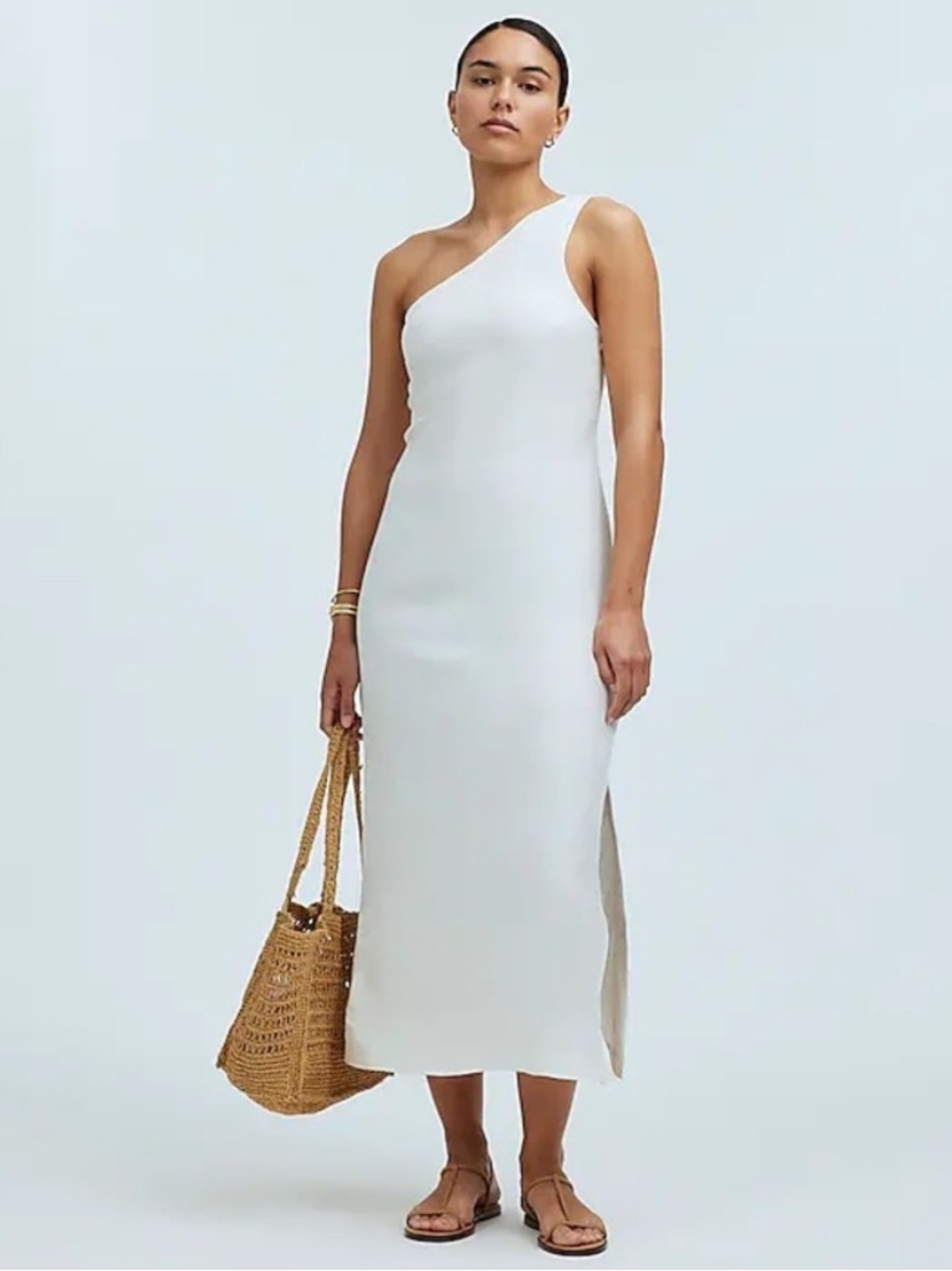 Madewell Dress 6 Linen Ivory